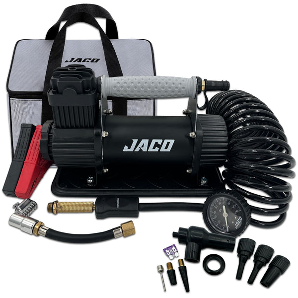 JACO 4X4 TrailPro Heavy Duty Portable Air Compressor - 3.5 CFM (12V/33A) | On x Off Road Tire Inflator Kit