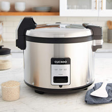 CUCKOO CR-3032 30-Cup (Uncooked) / 60-Cup (Cooked) Large Capacity Commercial Rice Cooker & Warmer with Nonstick Inner Pot, Switch Press (Silver/Black)