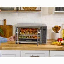 Oster Air Fryer Oven, 10-in-1 Countertop Toaster, Large Enough for 2 Pizzas, Stainless Steel French Doors, XL Sized