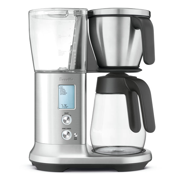 Breville BDC400BSS Precision Brewer Drip Coffee Maker, Brushed Stainless Steel, Glass Carafe