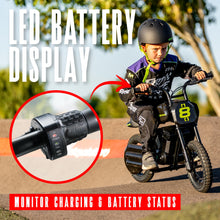 Madd Gear 24-Volt My 1st Mini Electric Dirt Bike for Kids Ages 5-8 - Dual Speed Up to 10 MPH, 12