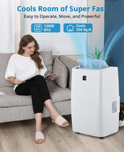 Takywep Portable Air Conditioner 12,000 BTU, Evaporative Air Cooler with Remote Control, Energy-Efficient Cooling for 550 Sq.ft Spaces, 3in1 Cool/Fan/Dehumidify Modes, portable ac unit for room office