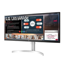 LG 34WN650-W UltraWide Monitor 34-Inch 21:9 FHD (2560 x 1080) IPS Display VESA DisplayHDR 400 AMD FreeSync 3-Side Virtually Borderless Design - Silver