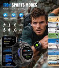 GPS Smart Watch for Men(Answer/Make Call),6 Satellite Positioning/Compass,50M Waterproof,600mAh Extra-large battery,1.43