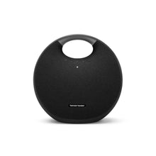 Harman Kardon Onyx Studio 6 Wireless Bluetooth Speaker - IPX7 Waterproof Extra Bass Sound System with Rechargeable Battery and Built-in Microphone - Black (Renewed)