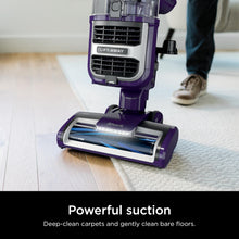 Shark, ZD201, Lift-Away Upright Vacuum with Powerfins, Self-Cleaning Brushroll, Anti-Allergen Complete Seal Technology, Eggplant