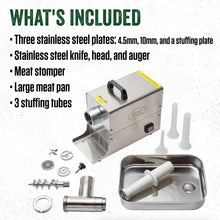 LEM Products BigBite #32 Meat Grinder, 1.5 HP Stainless Steel Electric Meat Grinder Machine, Ideal for Professional Use