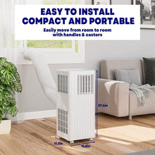 Takywep Portable Air Conditioner - 8,000 Btus Air Conditioner Cools Room Up to 350 sq.ft., Quiet AC Unit with Remote Control, Built-in Dehumidifier, Fan, Auto & Sleep Modes, Window Mount Kit, White