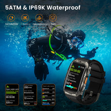 KOSPET Tank X2 Ultra GPS Smart Watch, 3D Curved Glass, Stainless Steel Unibody, 6 Satellite Positioning, Compass, 50M Waterproof, Answer/Make Call, 1.64