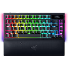 Razer BlackWidow V4 Pro 75% Wireless Gaming Keyboard: OLED Display - True 4K Hz Wireless - Bluetooth - Hot Swappable - Orange Tactile Switches - Command Dial Snap Tap - Chroma RGB - Wrist Rest