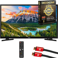 SAMSUNG UN32N5300AFXZA 32 inch 1080p Smart LED TV Black Bundle with Deco Gear 4K HDMI 2.0 Cable w/Pure Copper Conductors x2 & CPS Exclusive 12 Month Protection Pack Bundle (BEACH-CPS-266000)