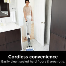 Shark AW302 HydroVac Cordless Pro XL 3-in-1 Vacuum, Mop & Self-Cleaning System with 2 Brushrolls & 2 Solutions for Multi-Surface Cleaning, for Hardwood, Tile, Area Rug & More, Tea Green