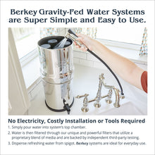 Royal Berkey Gravity-Fed Water Filter System with 2 Black Berkey Elements Plus Deluxe 10