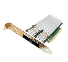 Lemspum 100G Ethernet Network Interface Card Dual QSFP28 Ports Converged Network Adapter Compatible Intel E810-CQDA2, PCIe 4.0 x16 NIC LAN Card Windows Server/Linux/VMware