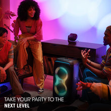 JBL PARTYLIGHT Beam - Bluetooth Projection Party Light, Take Your Party to The Next Level with Room-Filling choreographed lightshow, Match Your Energy