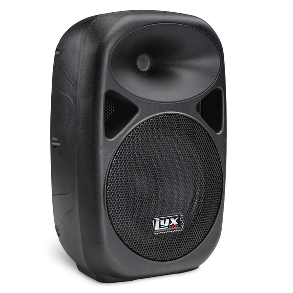 LyxPro SPA-10 10" Inch Portable PA Speaker Powered Active Compact Lightweight Loud Amplifier System with Equalizer, Built-in Bluetooth, SD Card Slot, USB, MP3, XLR, 1/4",3.5mm Input