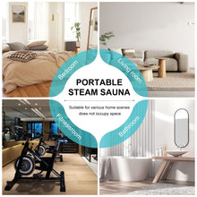 amocane Portable Steam Sauna, Foldable Lightweight Steam Saunas for Home Spa, 4L & 1400W Steam Generator with Protection, Steam Sauna with Remote Control for Relaxation & Detox