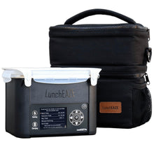 LunchEAZE Pro Cordless Heated Lunchbox – Battery-Powered, 4-Cup Capacity, 220°F Max, Automatic Scheduled Heating, Insulated Bag Included for Hot Meals Anywhere