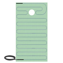 WarmlyYours Shower Floor Heating Mat 32 x 60 in., Electric Radiant Heating, Thin, Silent, and Invisible under Tile and Stone. Designed and Approved for Wet Locations (TempZone)