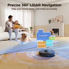 BPMIO Robot Vacuum and Mop Combo, 4500Pa Max Suction, LiDAR Navigation, Quick Mapping, 145 Mins Runtime, Custom Cleaning, Works with App & Alexa, Great for Pet Hair, Dust, Hard Floor, Carpet