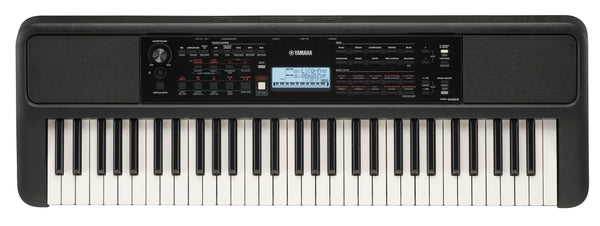 Yamaha 61 Touch Sensitive Keys Portable Keyboard for Beginners with Music Rest, Power Adapter PSR-E383