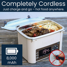 LunchEAZE Core Gen 2 Cordless Heated Lunchbox – Battery-Powered, 4-Cup Capacity, 220°F Max, Automatic Scheduled Heating for Hot Meals Anywhere