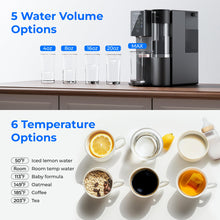 Waterdrop WD-A2 Countertop Reverse Osmosis System, 𝐇𝐨𝐭 𝐚𝐧𝐝 𝐂𝐨𝐥𝐝 RO System, Portable Pure Water Tank, Bottleless Water Cooler, 6 Temperature Settings, Hot Cold Room Water, 3:1 Pure to Drain