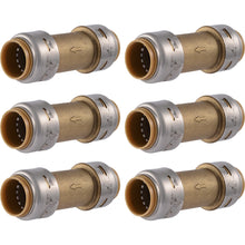 SharkBite Max 3/4 Inch Check Valve, Pack of 6, Push to Connect Brass Plumbing Fitting, PEX Pipe, Copper, CPVC, PE-RT, HDPE, UR2016