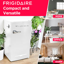 Frigidaire Retro Compact Fridge with Chiller, 3.2 cu ft Countertop Fridge with Built-In Bottle Opener, Compact Refrigerator for Office, Bedroom, Dorm Room or Cabin - 16.5