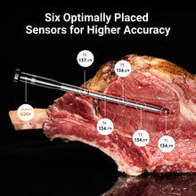 ThermoMaven Smart Bluetooth Wireless Meat Thermometer – 4-Probe, WiFi Unlimited Range, 6 Sensors with NIST Certified Accuracy, Ideal for BBQ, Grill, Kitchen, Oven, Smoker & Rotisserie