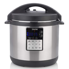 Zavor LUX Edge 6 Quart Programmable Electric Multi-Cooker: Pressure Cooker, Slow Cooker, Rice Cooker, Yogurt Maker, Steamer and more - Stainless Steel (ZSELE02)