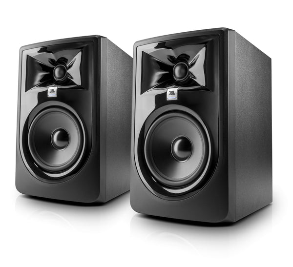 JBL Professional 305P MkII 5-Inch 2-Way Powered, Active Monitor Speakers for Near Field Music Production, Studio Monitor, Desktop Computer, Hi-Fi Audio. Sold as Pair, Black