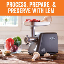 LEM Products #8 Countertop Meat Grinder, 575 Watt Aluminum Electric Meat Grinder Machine, Ideal for Occasional Use