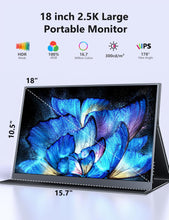 MAGICRAVEN 2.5K Large Portable Monitor, 18