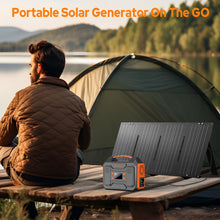 Portable Power Station 300W Solar Generator 280Wh (without Solar Panel), 110V Portable Power Bank with AC Outlet Pure Sine Wave, DC, USB QC3.0, External Lithium Battery Pack for Camping RV Home Use