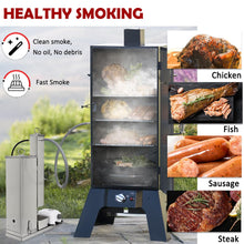 Supllueer Cold Smoke Generator, 16 Hours Continuous Smoke, Stainless Steel Pellet Smoker Tube, Portable Electric Smoke Maker Outdoor Smoker Accessories for Meat Vegetables