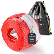 Dawnerz Tow Strap Heavy Duty 20 ft 85000 lbs - Recovery Tow Rope 6 m 42 Tons for Truck Bus Tractor