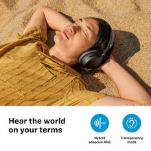 Sennheiser ACCENTUM Plus Wireless Bluetooth Headphones - Quick-Charge Feature, 50-Hr Battery Playtime, Adaptive Hybrid ANC, Sound Personalization, Touch Controls, White