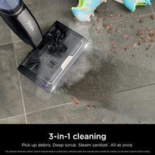 Shark Steam Pickup 3-in-1 Steam Mop Picks Up Debris, Deep Scrubs, & Steam Sanitizes - All At Once, Lightweight Steam Cleaner for Home with Sealed Hard Floors like Hardwood, Tile & Laminate, SD201