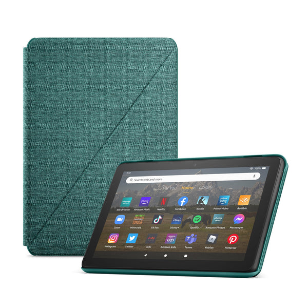 New Amazon Fire HD 8 Tablet (32GB Emerald, 2024 release) + Standing Cover (Emerald)