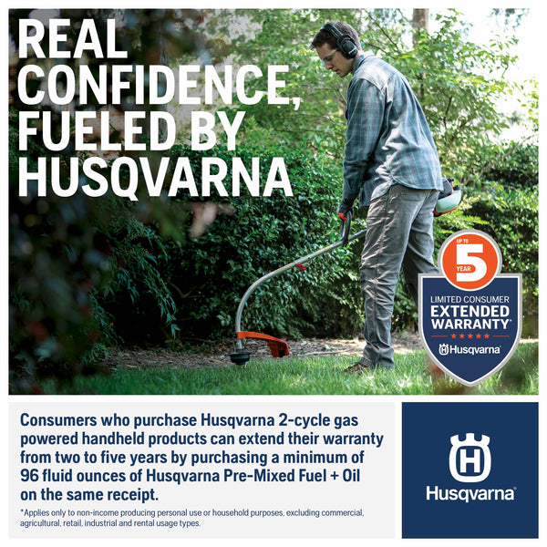 Husqvarna 350BT Gas Leaf Blower, 50.2-cc 2.1-HP 2-Cycle Backpack Leaf Blower with 692-CFM, 180-MPH, 21-N Powerful Clearing Performance and Ergonomic Harness System