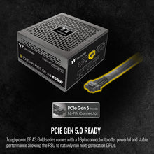 Thermaltake Toughpower GF A3 850W, True 450W 12VHPWR Connectors on PSU & NVIDIA RTX 40 Series, ATX 3.0/PCI-E 5.0, 80+ Gold, SLI/Crossfire Ready Power Supply, PS-TPD-0850FNFAGU-L, 10 Year Warranty