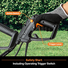 LawnMaster TE1318W1 Corded Electric Tiller 13.5-Amp 18-Inch Orange