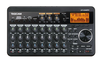 TASCAM DP-008EX 8-Track Digital Pocketstudio Multitrack Recorder, Built-in Mics, Songwriting, Battery Operated