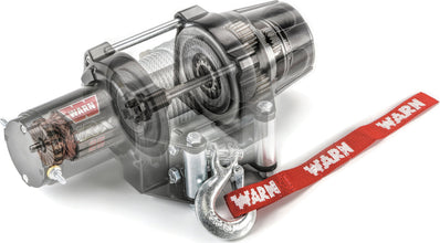 WARN 101035 VRX 35 Powersports Winch with Handlebar Mounted Switch and Steel Cable Wire Rope: 7/32