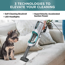 Shark HZ251 Ultralight Corded Stick Self-Cleaning Brushroll, Perfect, Converts to Hand Vacuum, LED Headlights, - Pet Crevice & Upholstery Tools, Teal.32 Quarts Capacity