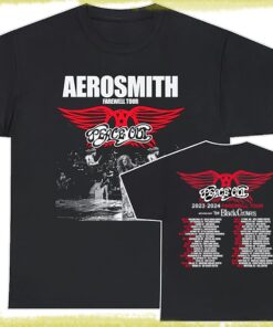 Aerosmith 2023 – 2024 Peace Out Farewell Tour Band Shirt
