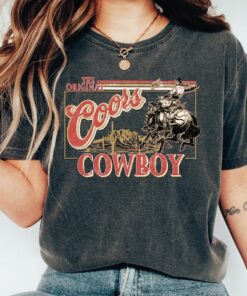 Coors Original Cowboy Comfort Colors Shirt, Western Rodeo Comfort Colors Shirt