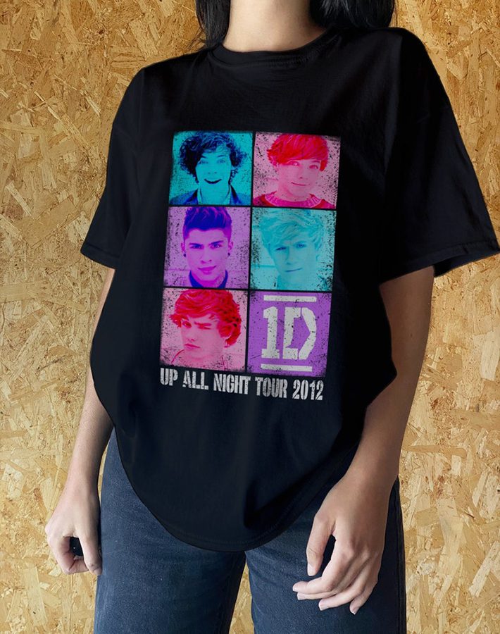 Up all night tour 2012 shirt, One Direction shirt