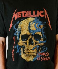 Metallica Comfort Colors Band Tee, Metallica Concert Tshirt